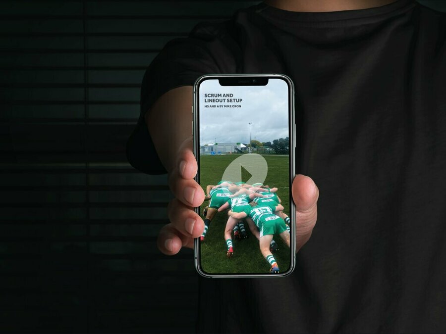 The rugby site app - scrum and lineout setup